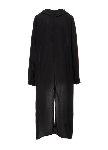 SOFT LAWN  LONG DRAPED BLOUSE