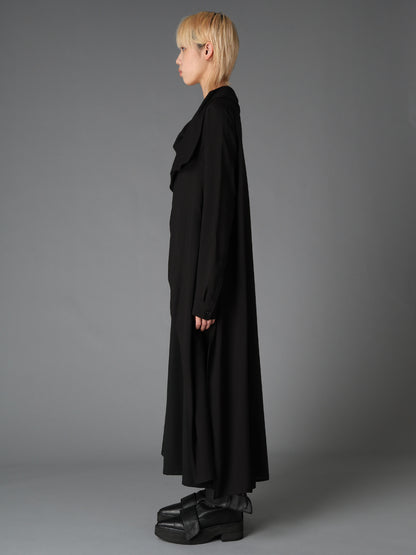 SOFT LAWN  LONG DRAPED BLOUSE