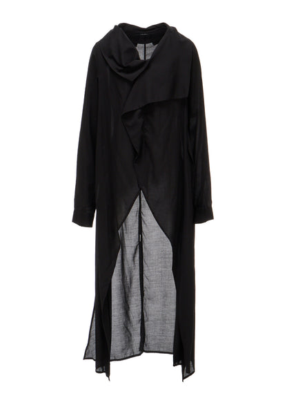 SOFT LAWN  LONG DRAPED BLOUSE