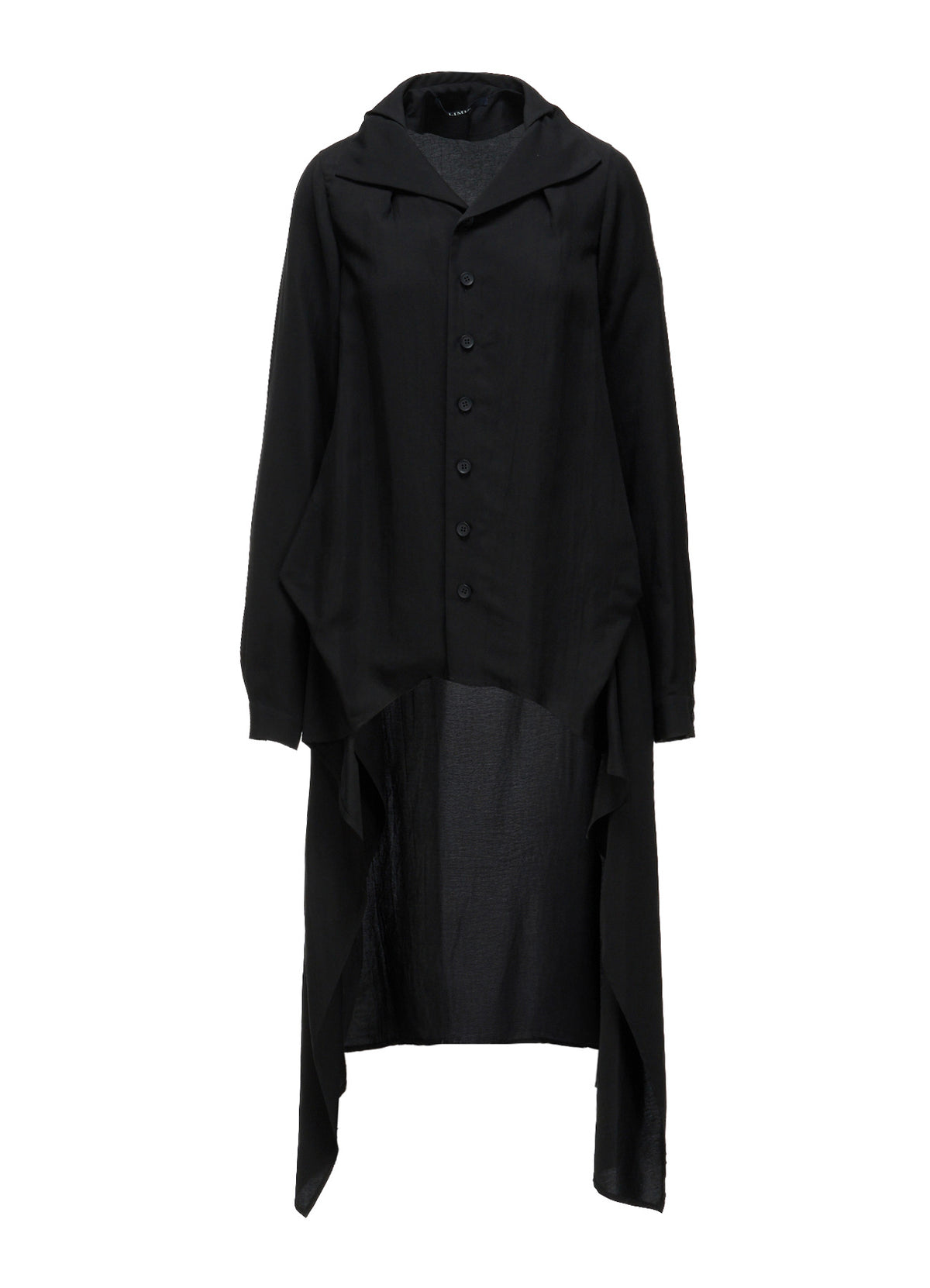 HIGH TWIST GABARDINE B LONG BLOUSE