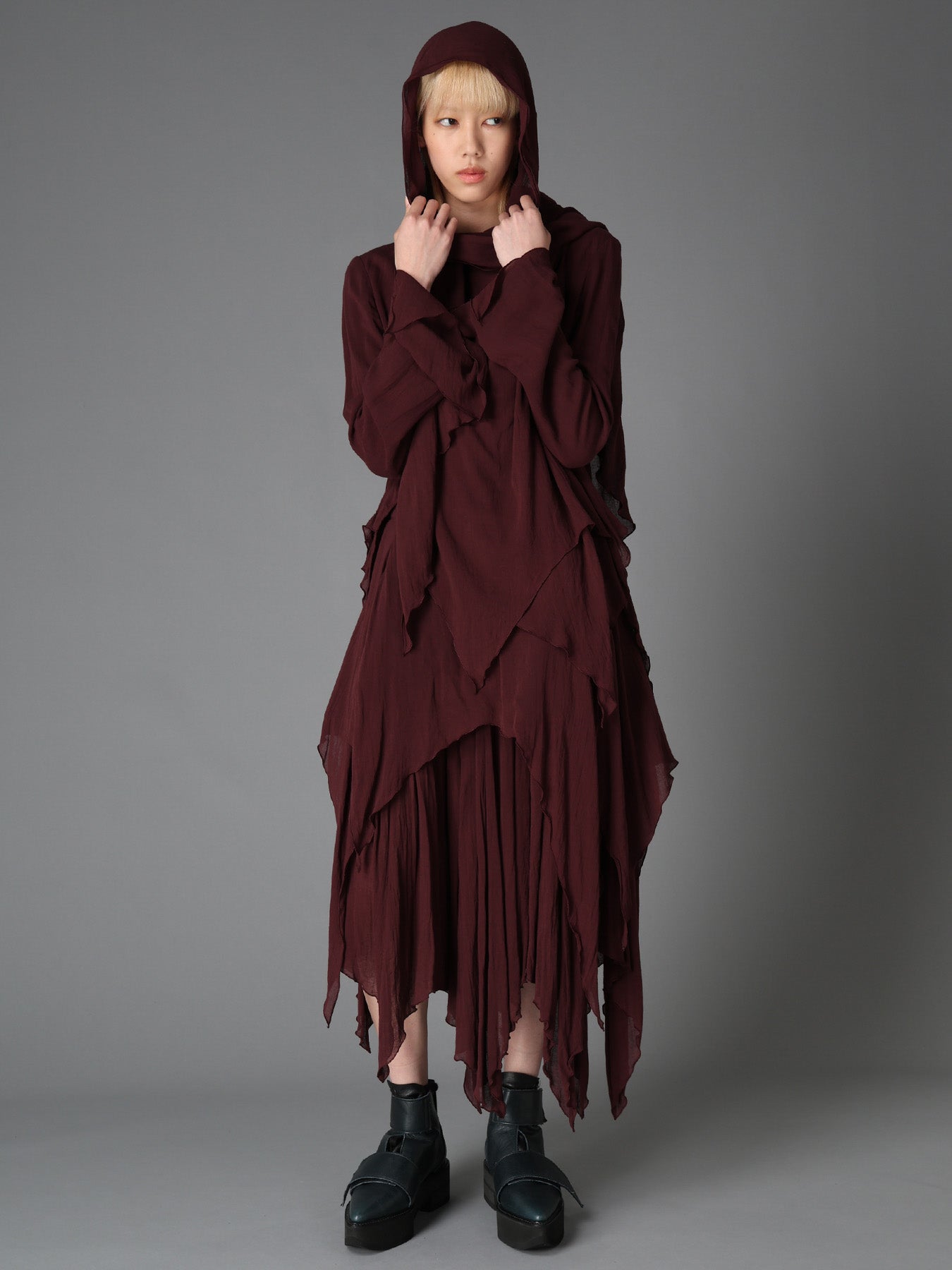 RY/LI GAUZE WAKAME BLOUSE