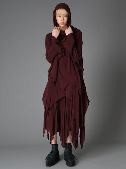 RY/LI GAUZE WAKAME BLOUSE