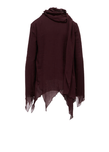 RY/LI GAUZE WAKAME BLOUSE