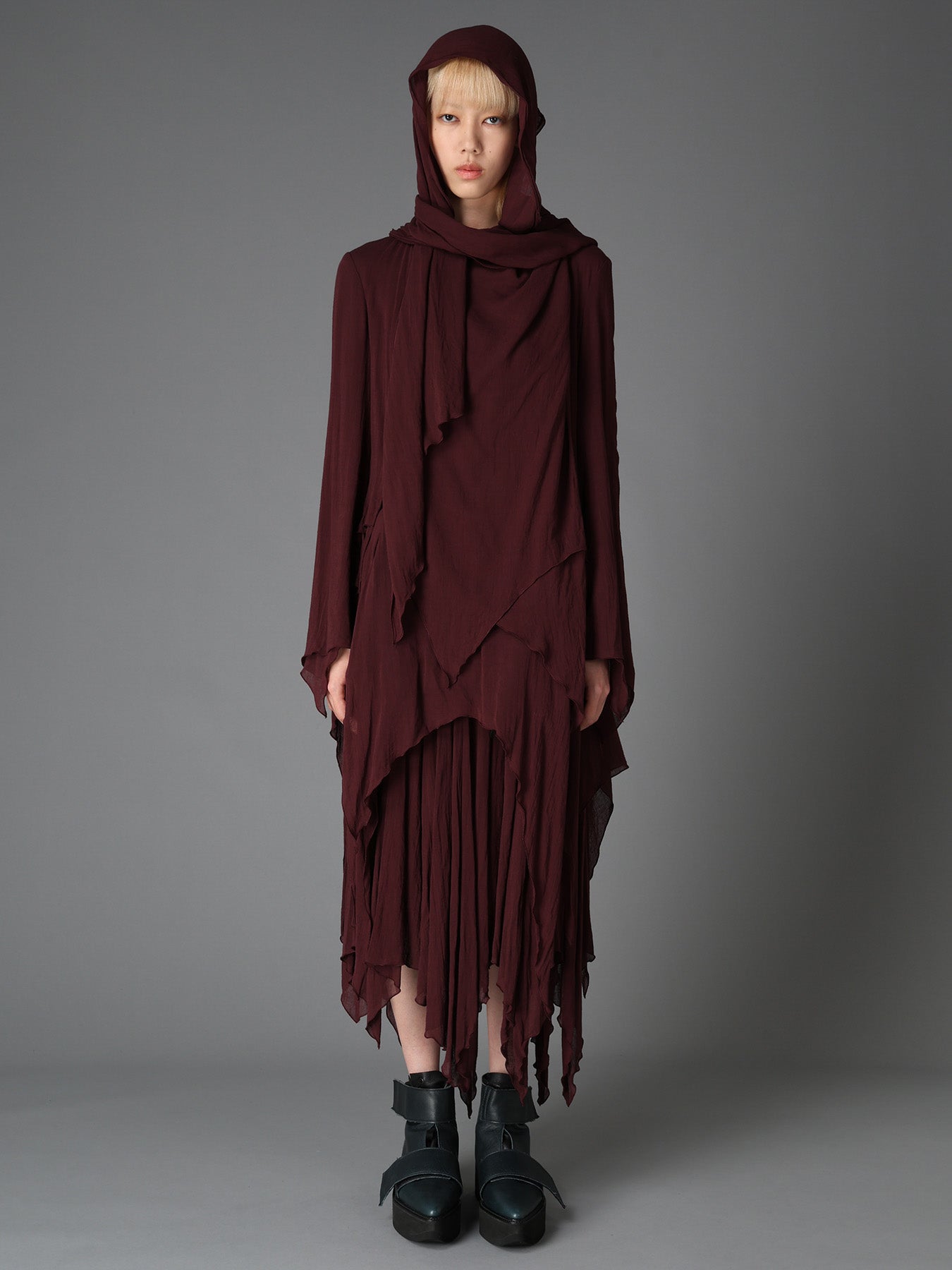 RY/LI GAUZE WAKAME BLOUSE