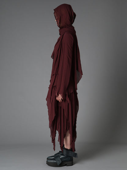 RY/LI GAUZE WAKAME BLOUSE