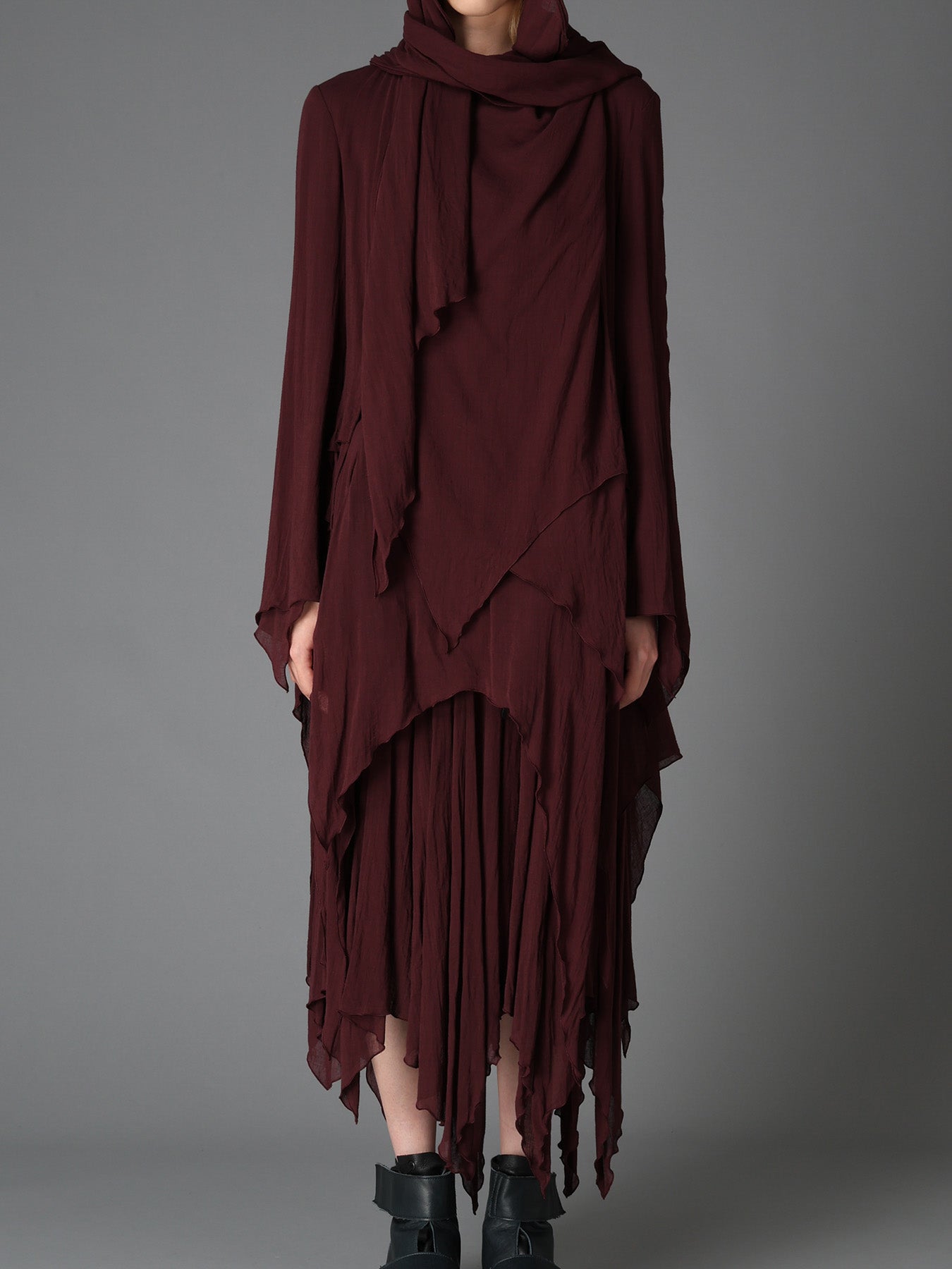 RY/LI GAUZE WAKAME BLOUSE