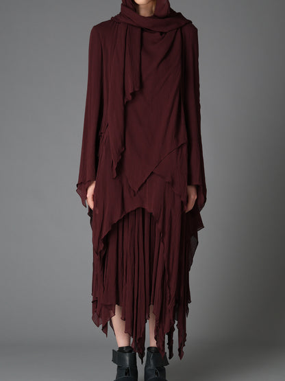 RY/LI GAUZE WAKAME BLOUSE