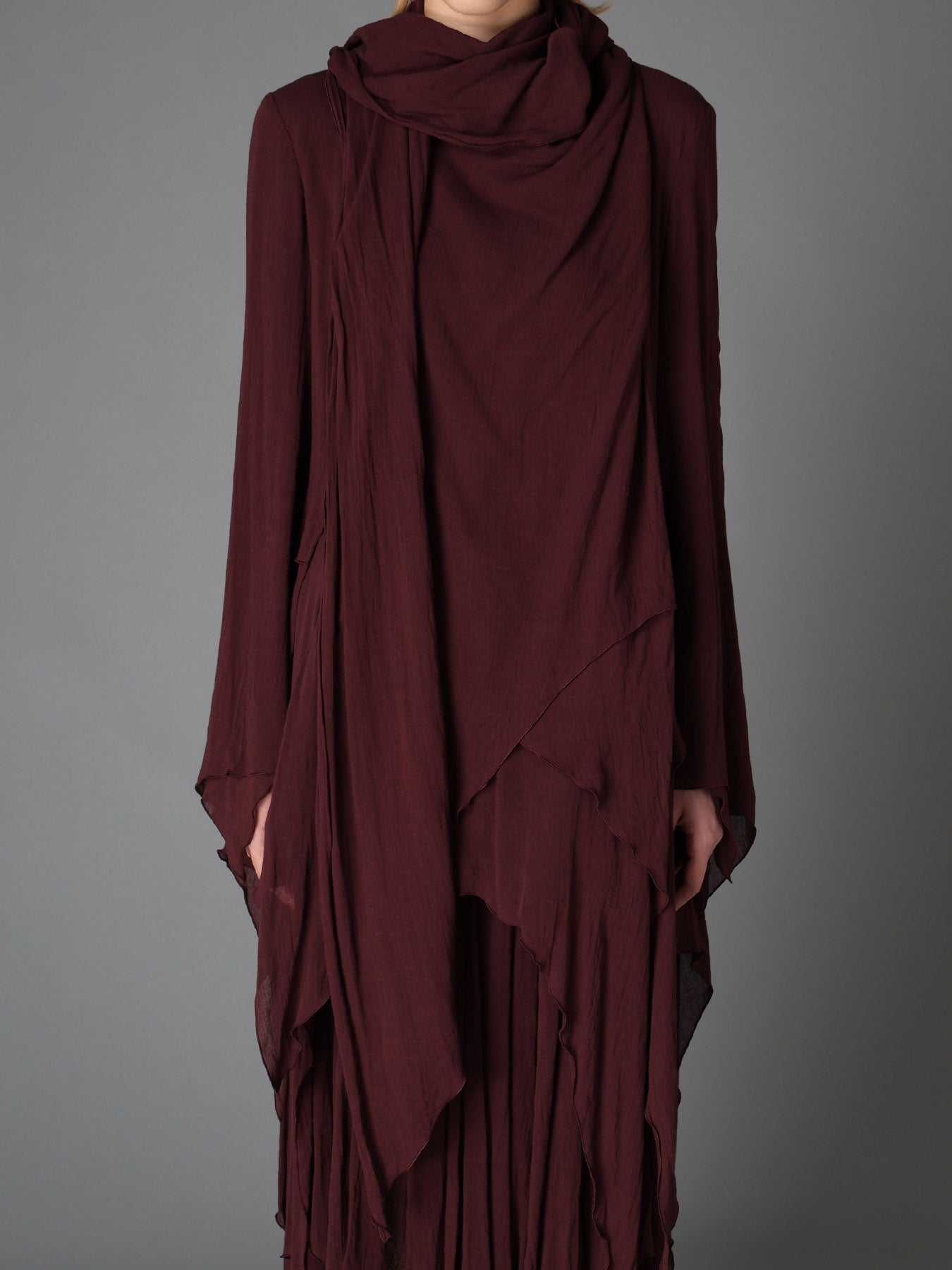 RY/LI GAUZE WAKAME BLOUSE