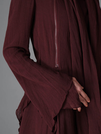 RY/LI GAUZE WAKAME BLOUSE