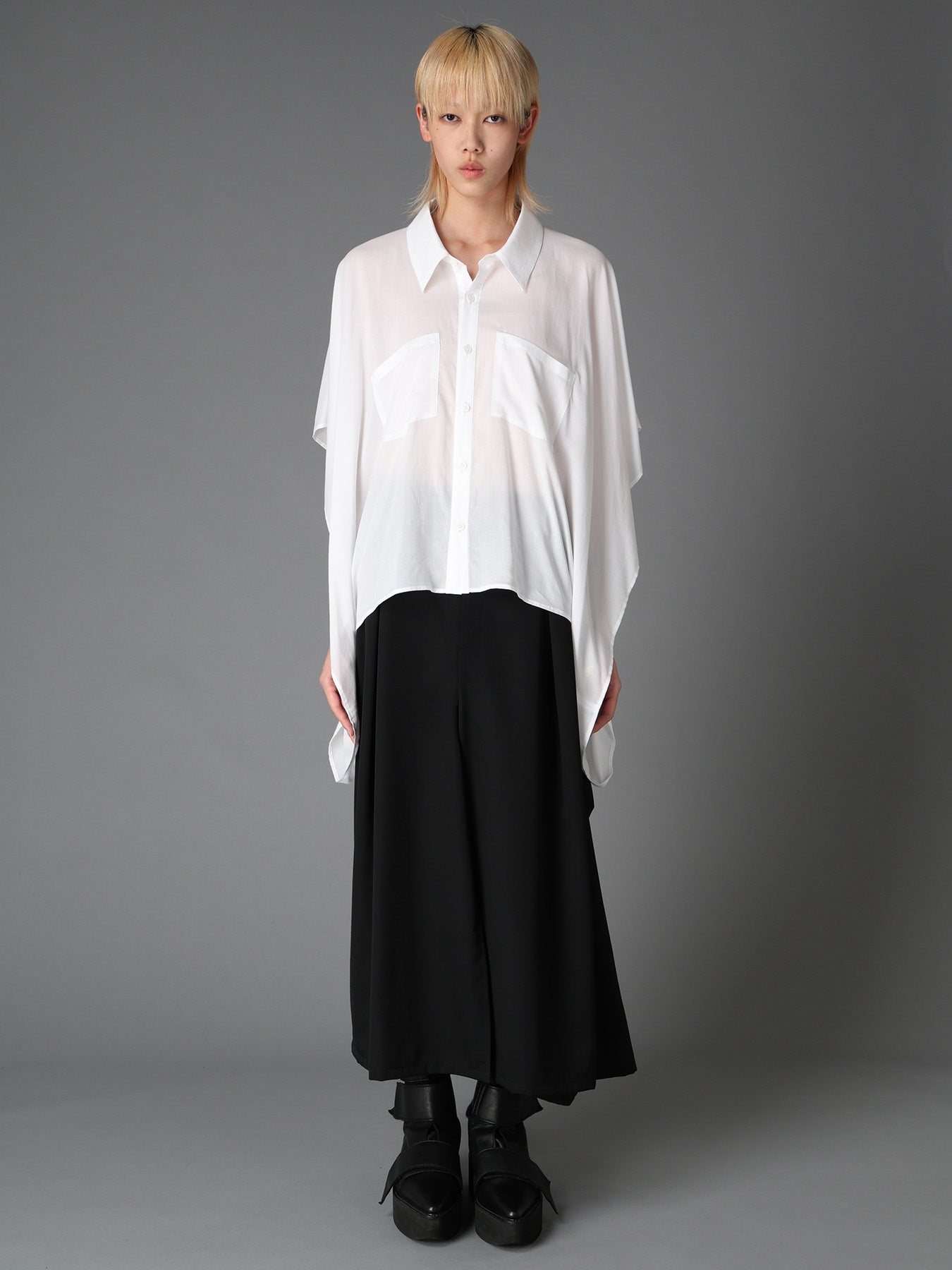 SOFT LAWN  SQUARE SHIRT