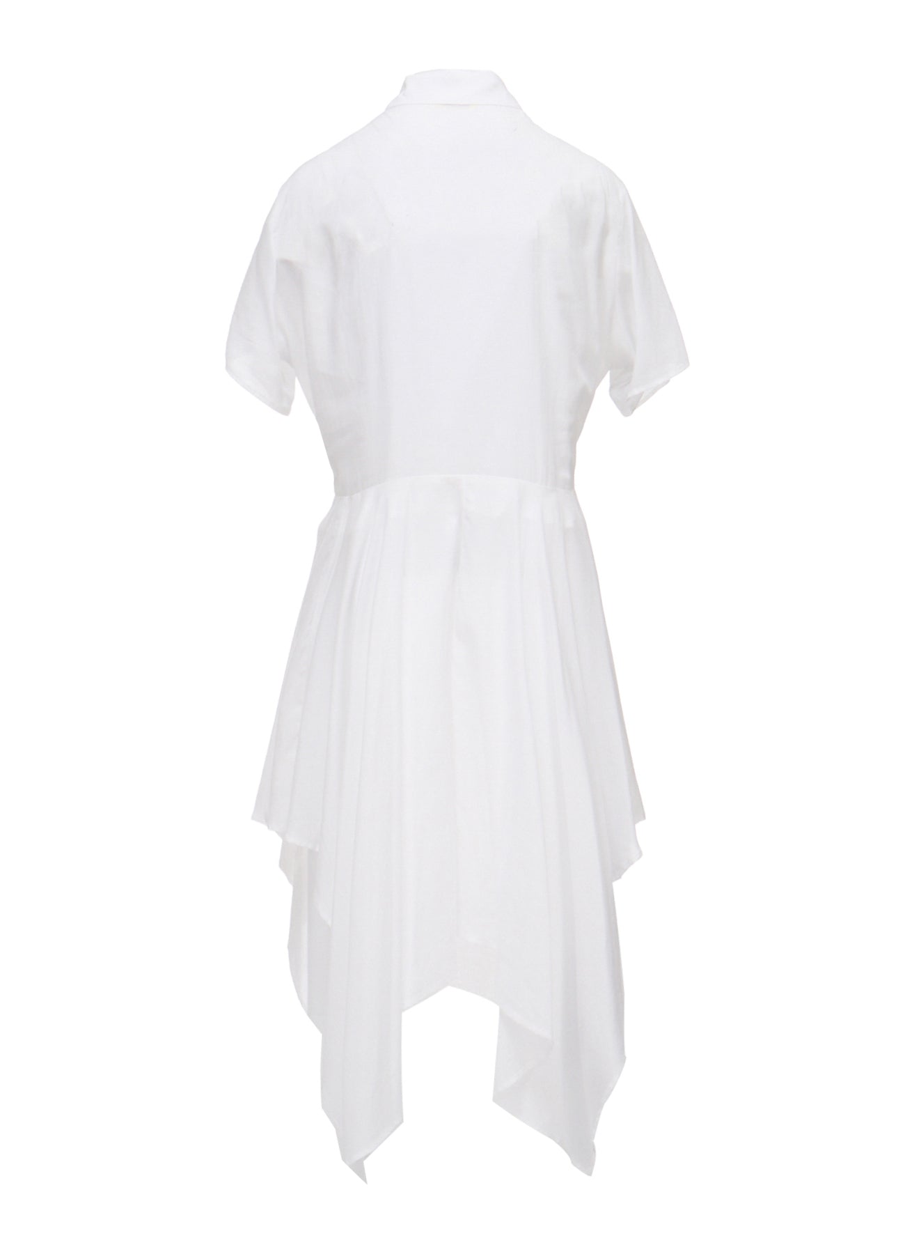 SOFT LAWN FRONT SPLIT LONG SHIRT