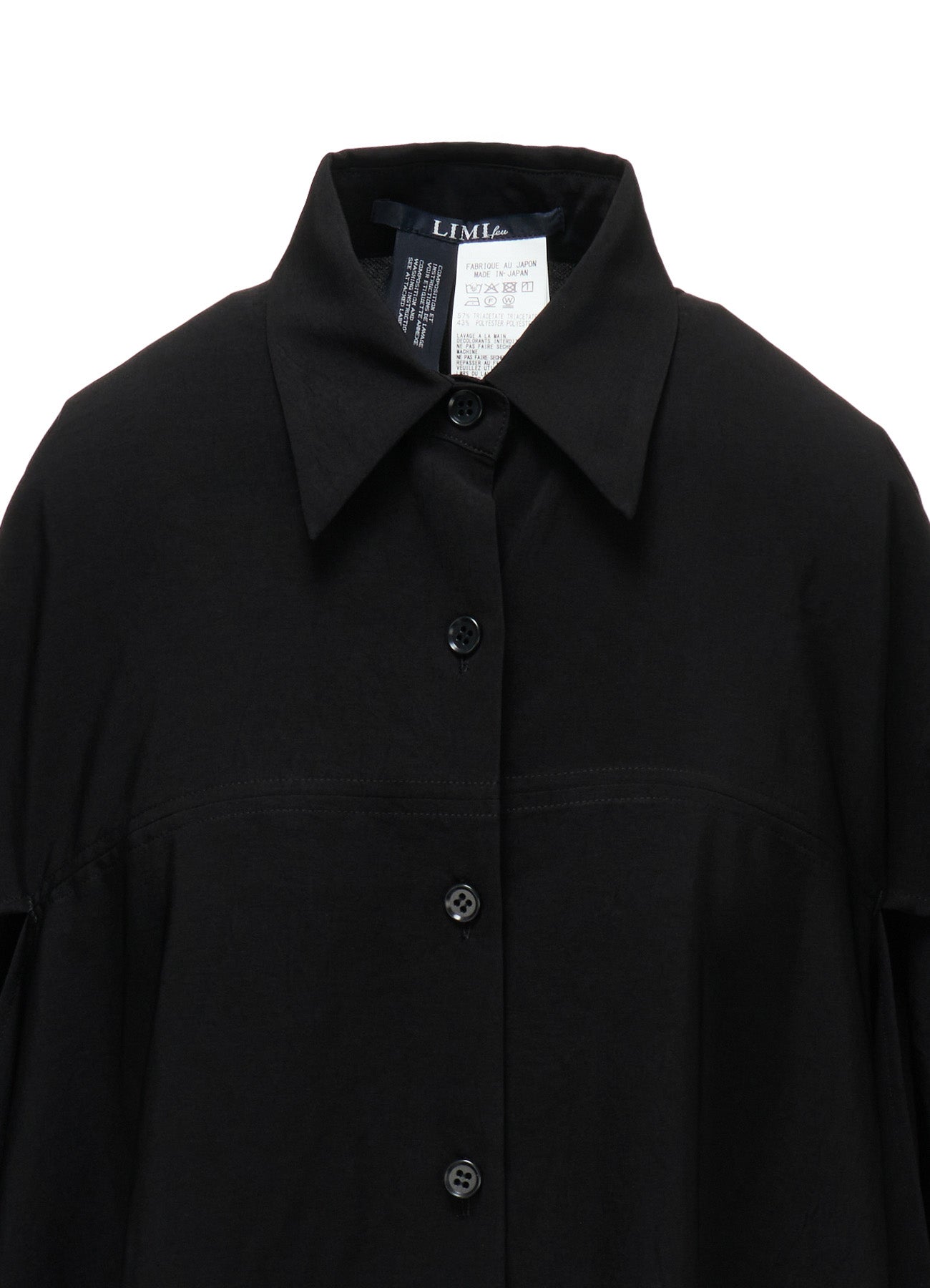 TA/PE DECHINE IRREGULAR YOKE SHIRT