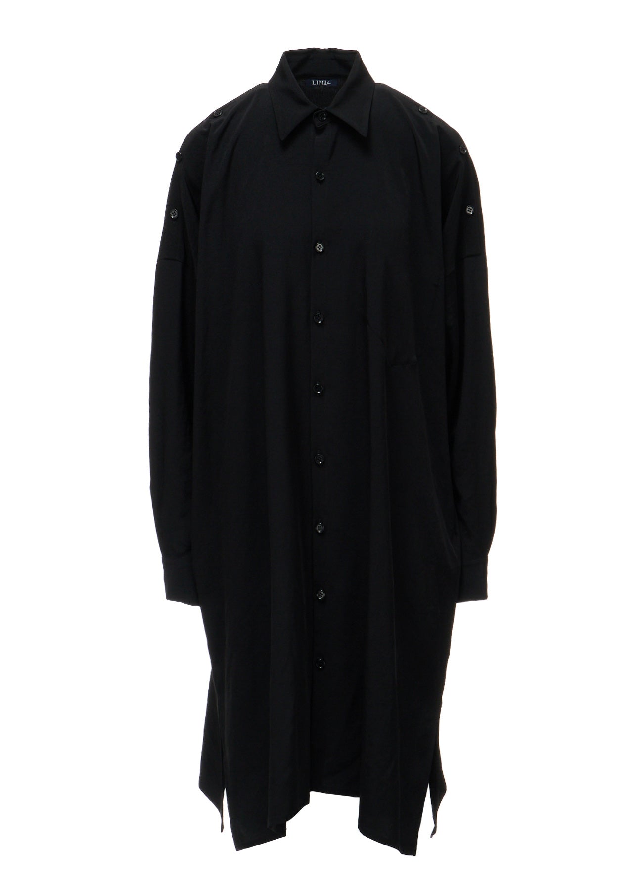 TA/PE DECHINE SHOULDER BUTTON BLOUSE
