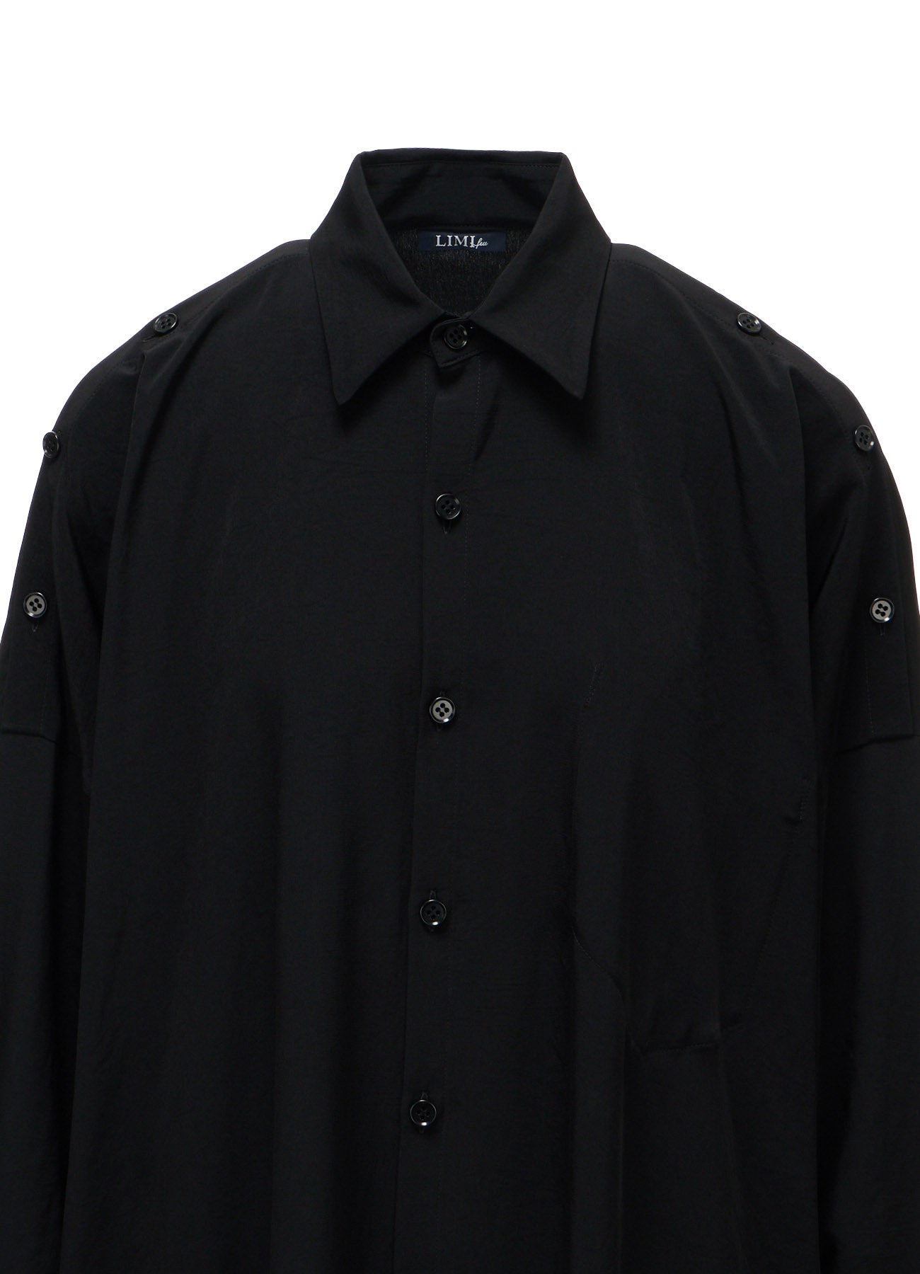 TA/PE DECHINE SHOULDER BUTTON BLOUSE