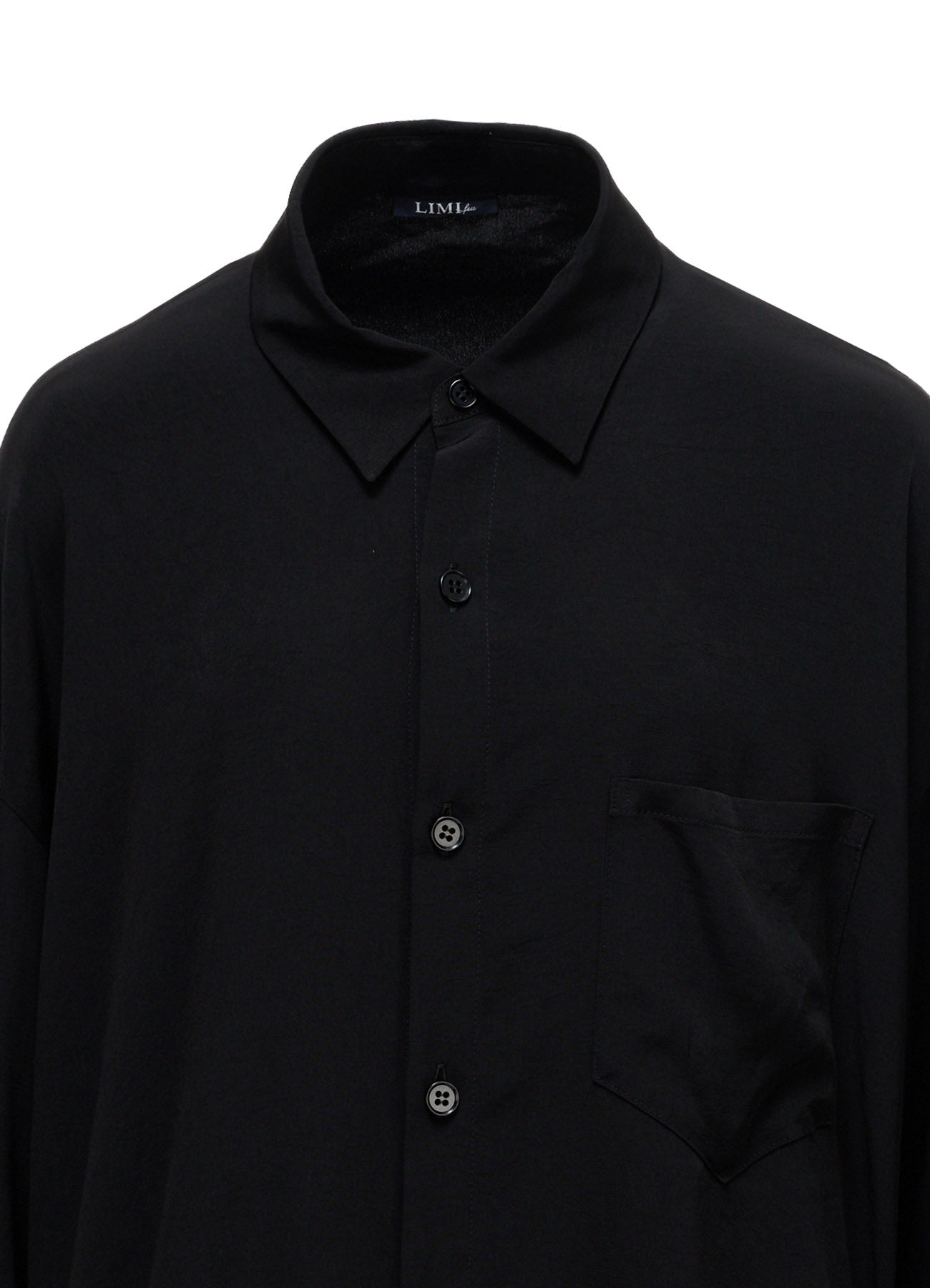 TA/PE CREPE DE CHINE SIDE-TIE LONG BLOUSE – THE SHOP YOHJI YAMAMOTO