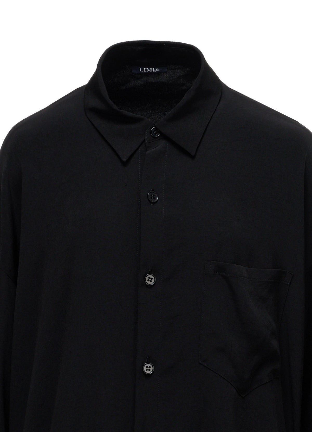 TA/PE CREPE DE CHINE SIDE-TIE LONG BLOUSE