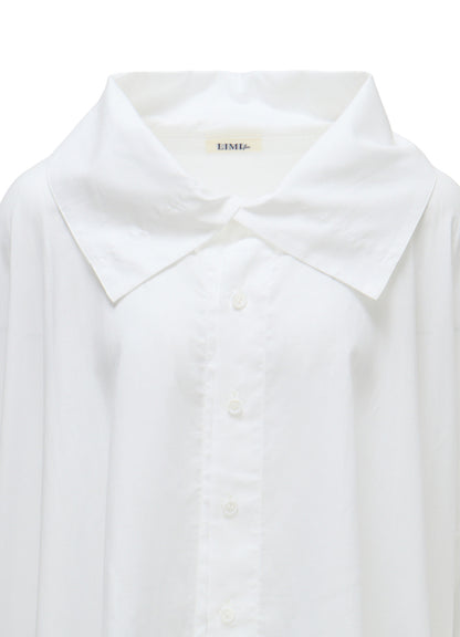 ERI PRINT SOFT LAWN ELBOW SLIT SHIRT