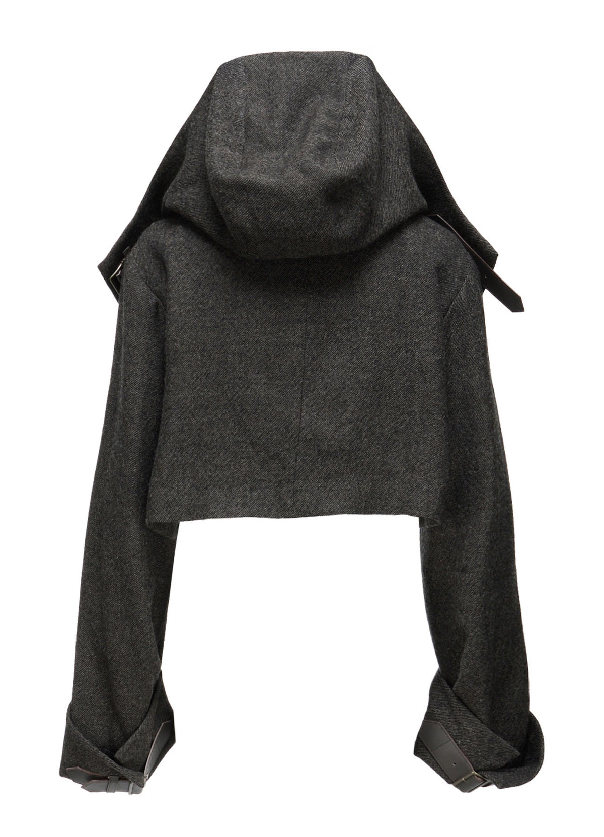 LOW TWIST SERGE BELTED SHORT COAT