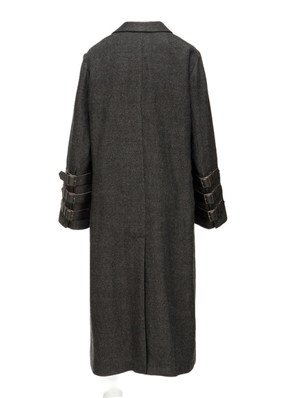 LOW TWIST SERGE BELTED LONG COAT