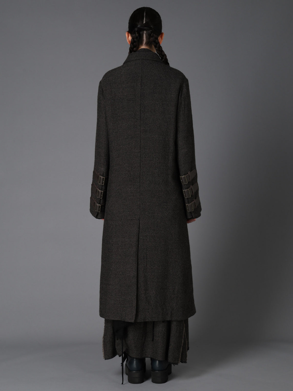 LOW TWIST SERGE BELTED LONG COAT