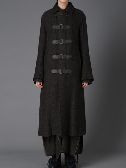 LOW TWIST SERGE BELTED LONG COAT
