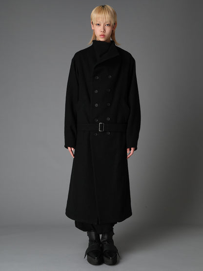 SHRINK SERGE KIMONO SLEEVE COAT