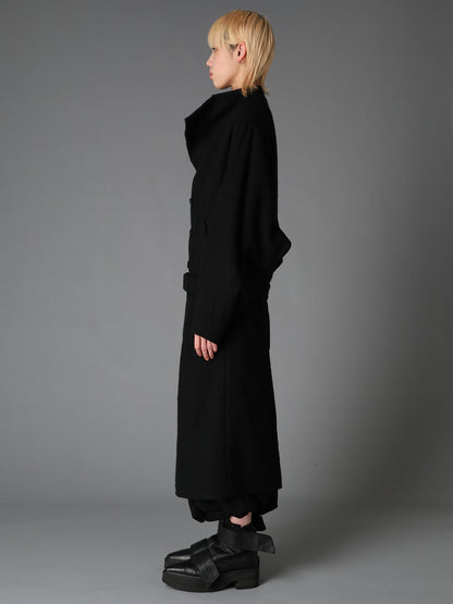 SHRINK SERGE KIMONO SLEEVE COAT