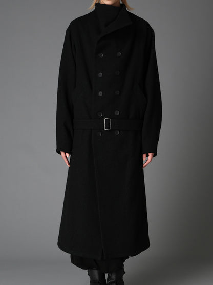 SHRINK SERGE KIMONO SLEEVE COAT