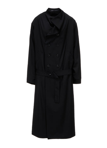 WOOL GABARDINE  KIMONO SLEEVE COAT