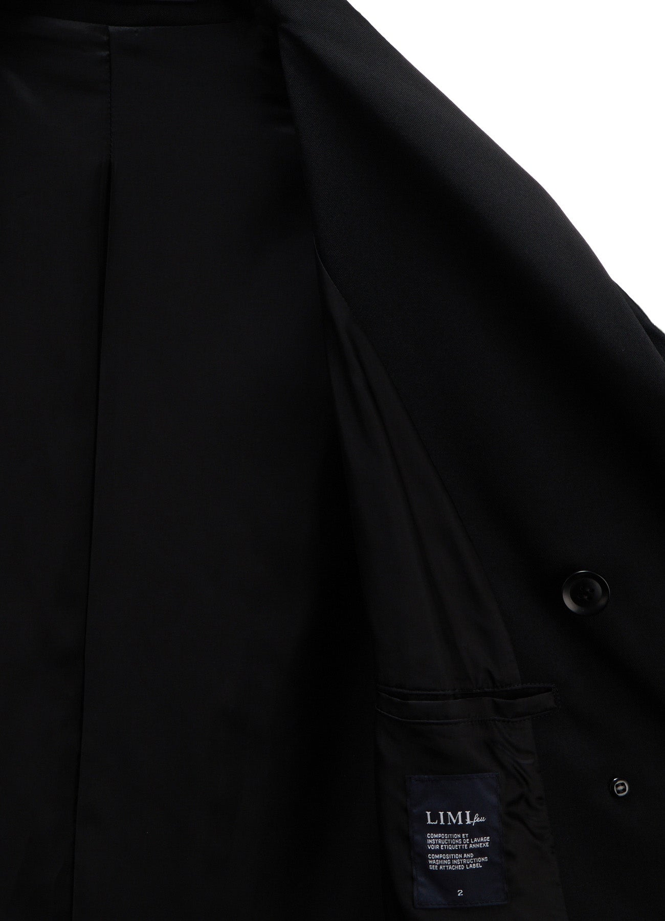 WOOL GABARDINE  KIMONO SLEEVE COAT