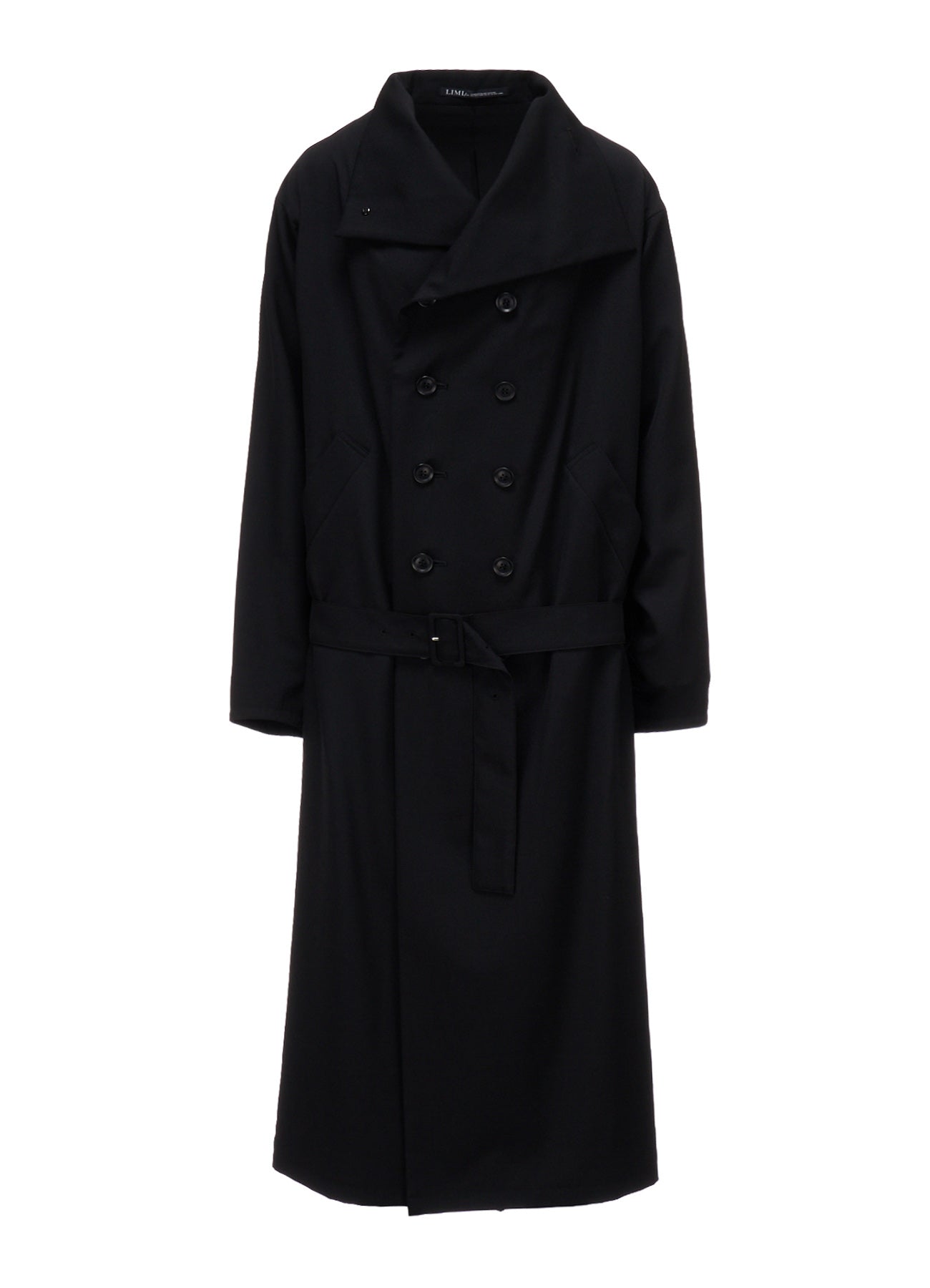 WOOL GABARDINE  KIMONO SLEEVE COAT