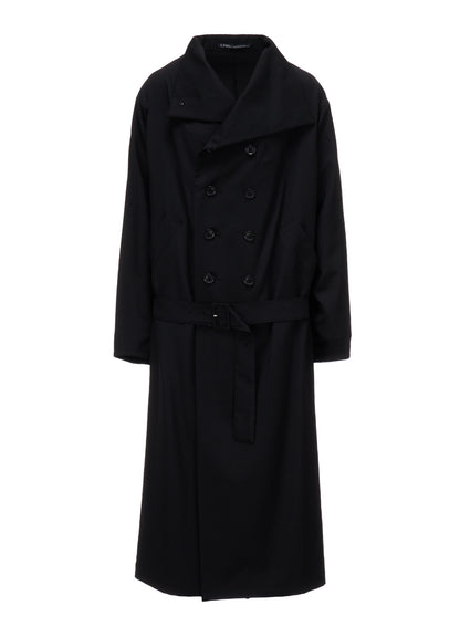 WOOL GABARDINE  KIMONO SLEEVE COAT