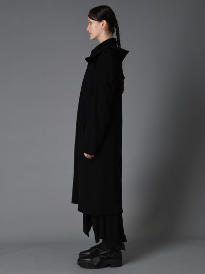 LIGHT MOSSER  PANELED SHOULDER COAT