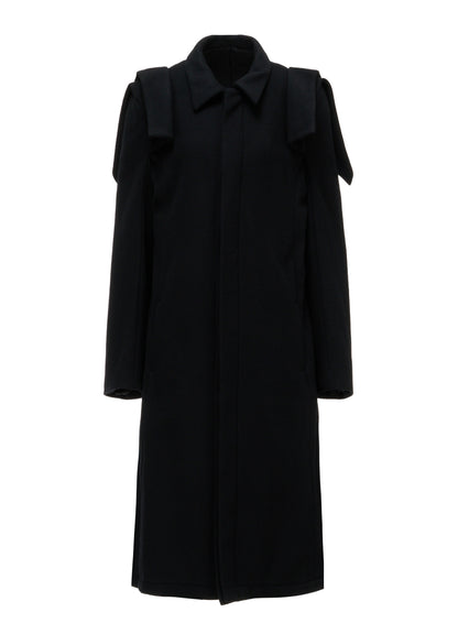 LIGHT MOSSER  PANELED SHOULDER COAT