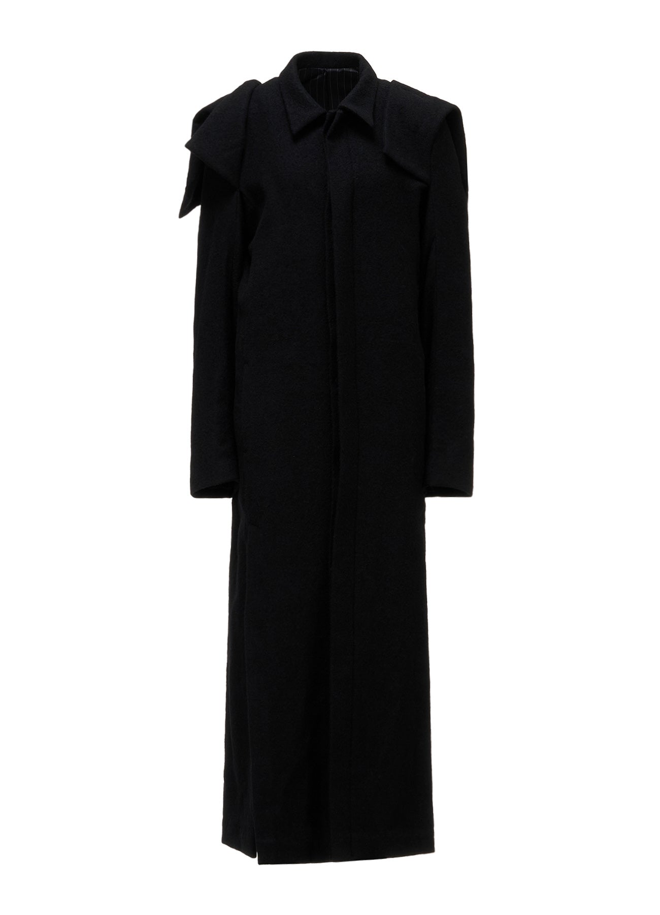 Dry Serge Tailored Jacket [黒] pry シュウト SHRINK SERGE PANELED SHOULDER LONG COAT – THE SHOP YOHJI YAMAMOTO