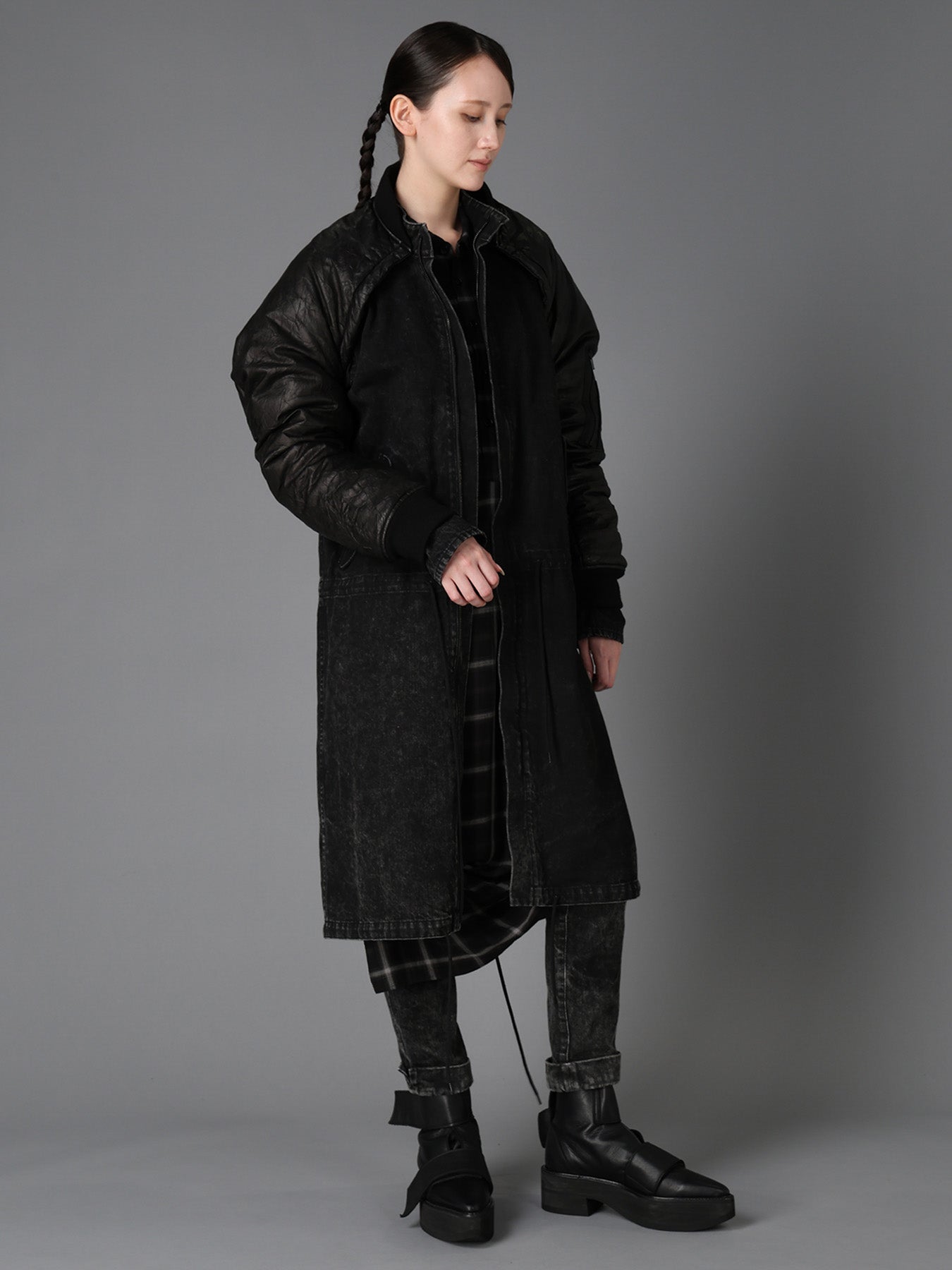 早い者勝ち！0658 phantom creator coat 黒 CHEMICAL BLEACHED DENIM MODS COAT – THE SHOP YOHJI YAMAMOTO