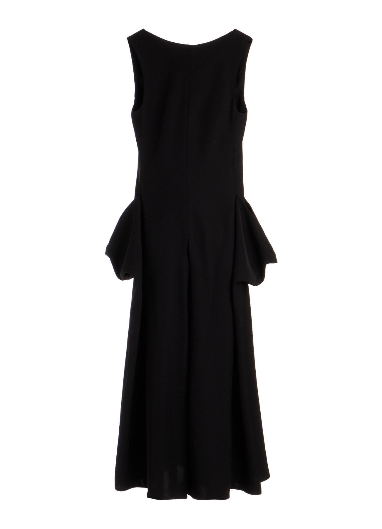 DOUBLE SATIN DRAPED POCKET JUMPSUIT