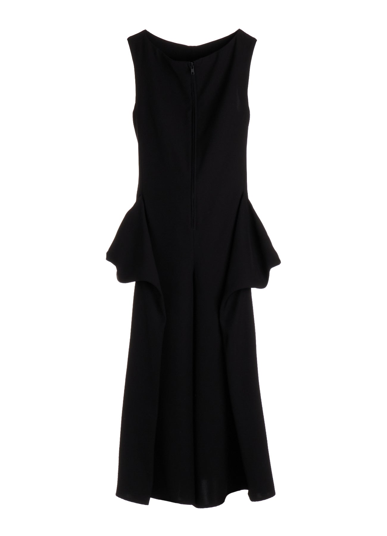 DOUBLE SATIN DRAPED POCKET JUMPSUIT