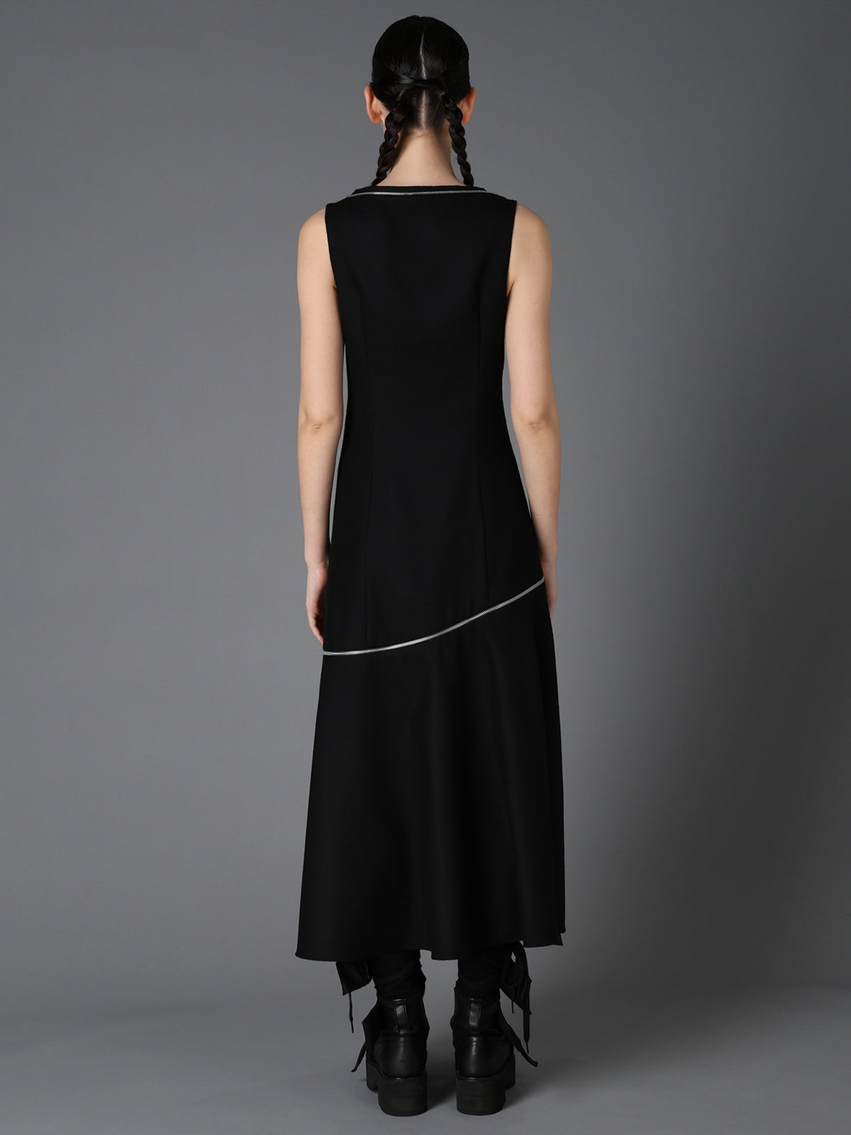 W/ SERGE  ZIP PANEL DRESS