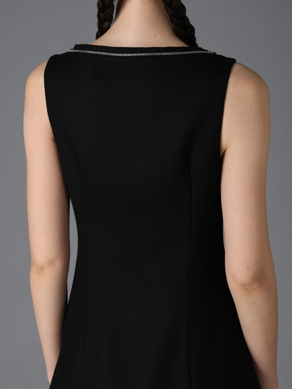 W/ SERGE  ZIP PANEL DRESS