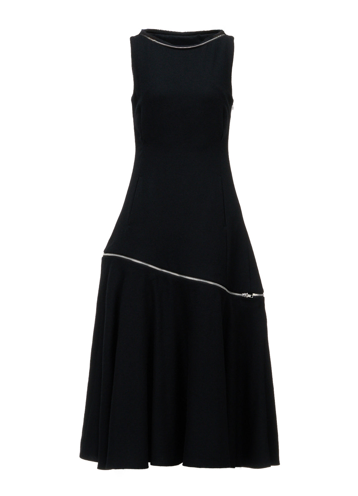 W/ SERGE  ZIP PANEL DRESS
