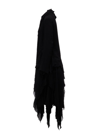 RY/LI GAUZE WAKAME DRESS