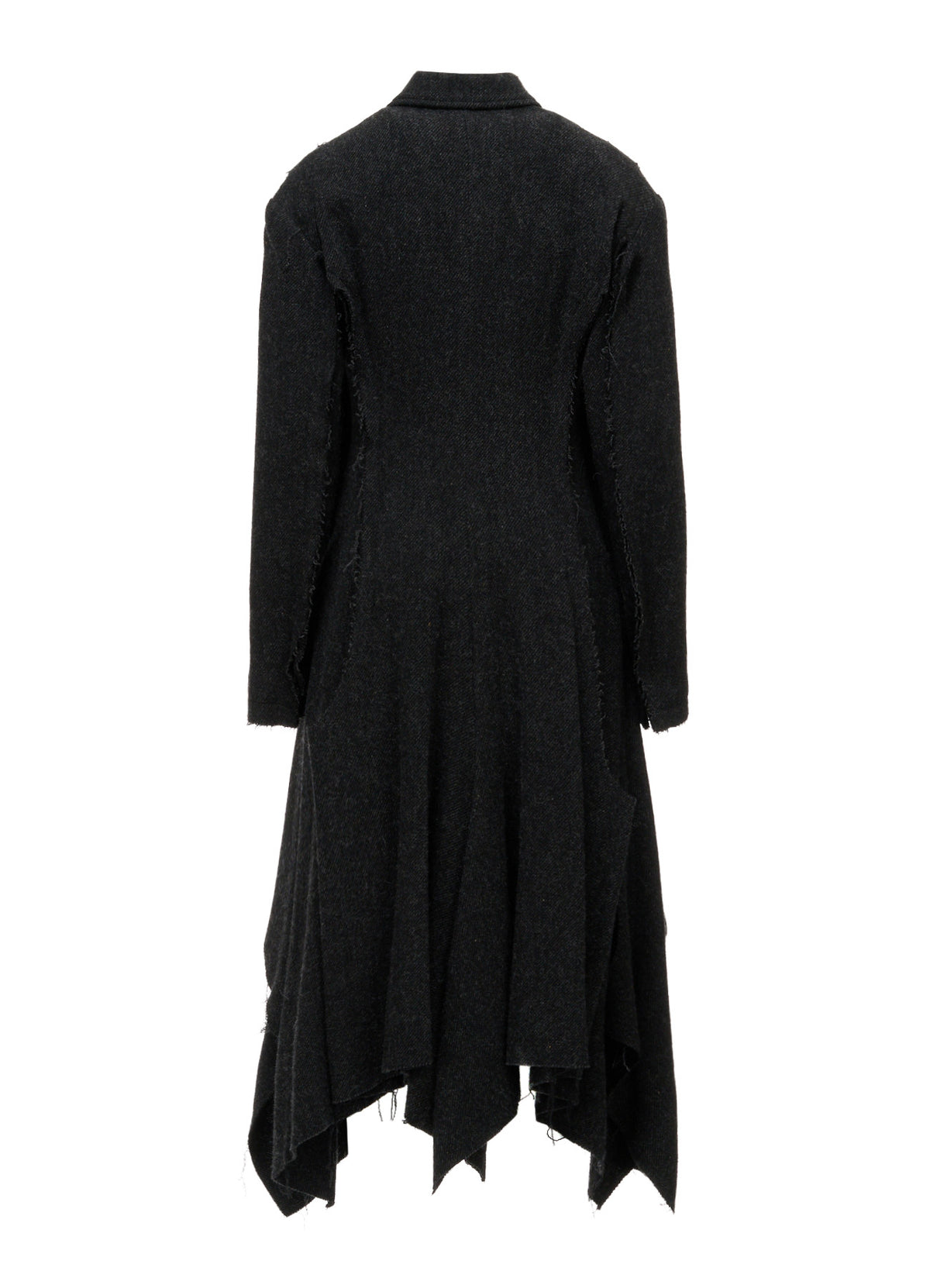 TOP DYED TWEED FLARED PANEL DRESS B