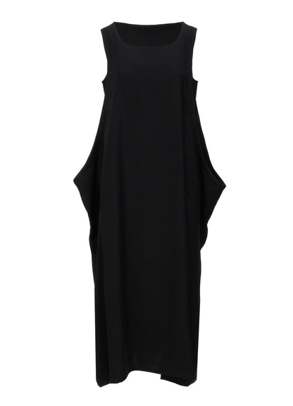 DOUBLE SATIN SIDE DROP DRESS