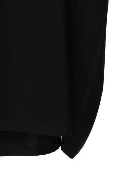DOUBLE SATIN SIDE DROP DRESS