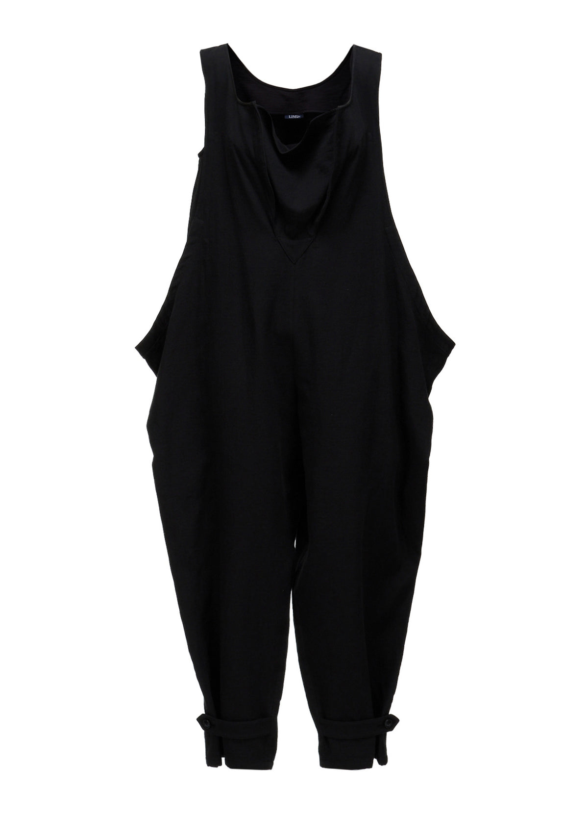 DOUBLE CLOTH SIDE DROP JUMPSUIT