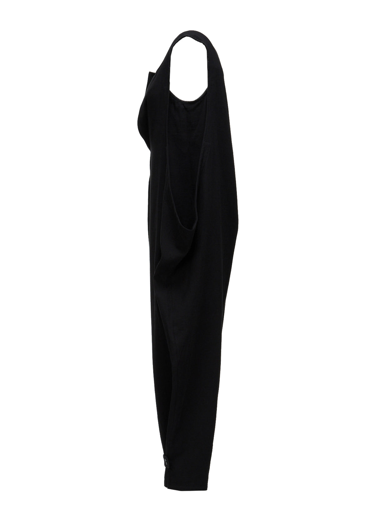 DOUBLE CLOTH SIDE DROP JUMPSUIT