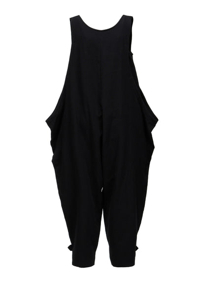 DOUBLE CLOTH SIDE DROP JUMPSUIT