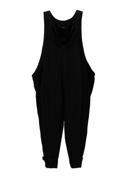DOUBLE SATIN SIDE DROP JUMPSUIT