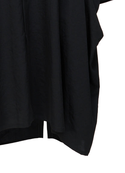 TA/PE CREPE DE CHINE PIN Draped POCKET DRESS
